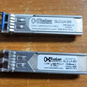 Lot of 2 GLC-LH-SMD 1G SFP LX Transceiver Module 1310nm Dual LC SMF 10km