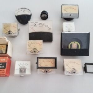 Lot of Vintage Panel Electrical Meters