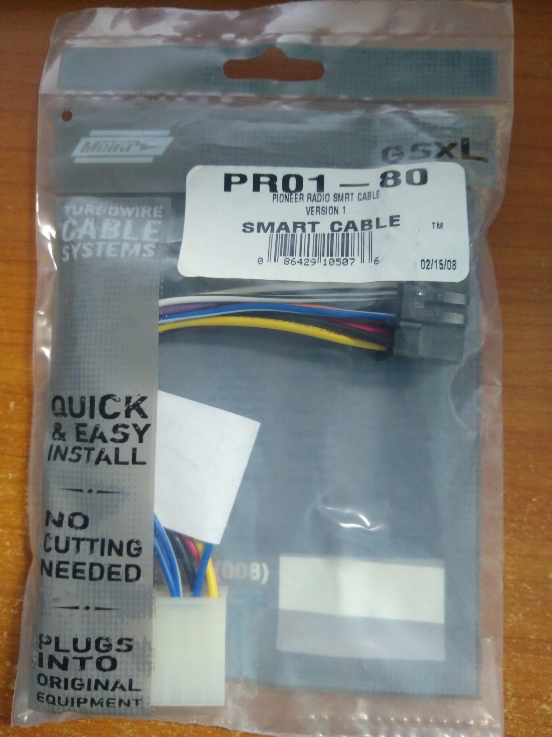 Metra Stereo Wire Harness for Pioneer 16 way to Universal Smart Cable PR01-80