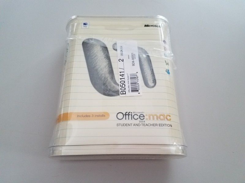 Microsoft Office Mac 2004 Student and Teacher Edition