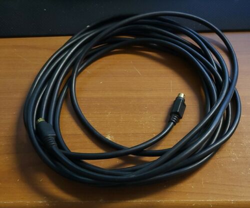 Mini DIN-4 S-Video Male 15ft High Quality Cable