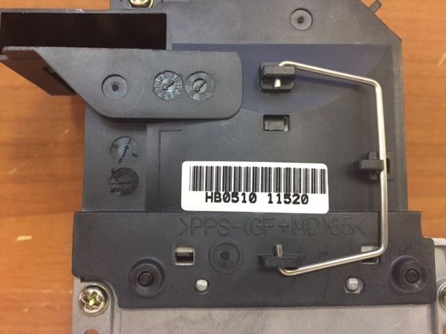 Mitsubishi VLT-HC900LP LCD Projector Lamp Cage Assembly with Bulb - Image 3