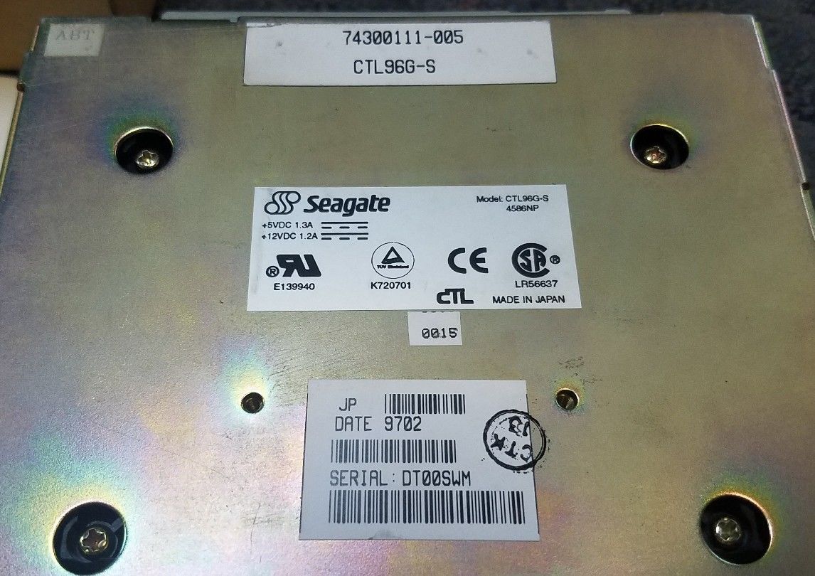 New Seagate DAT Autoloader Tape Drive Model CTL96G-S TBU Internal Drive - Image 2