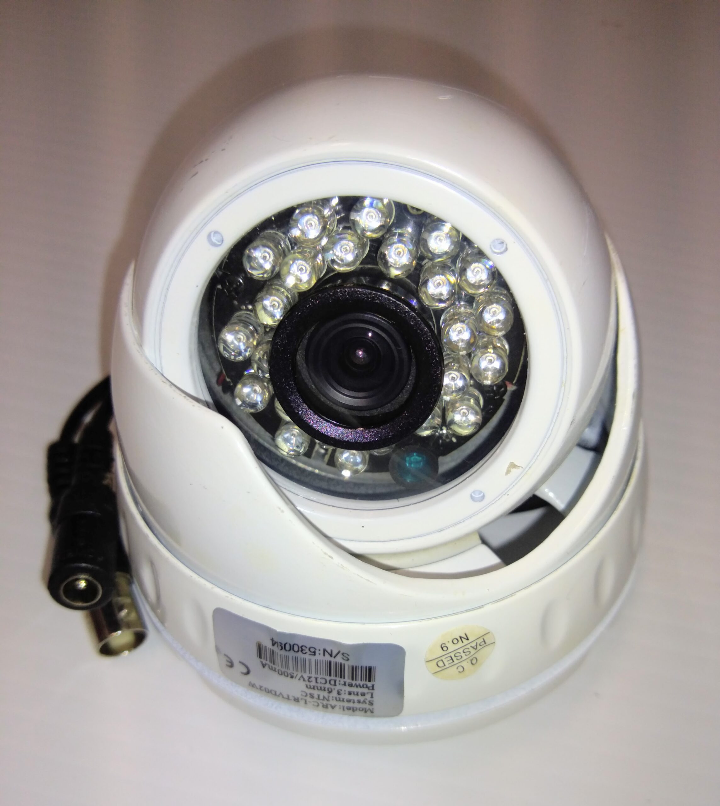 Peak Products Varifocal IR Dome Indoor/Outdoor Camera