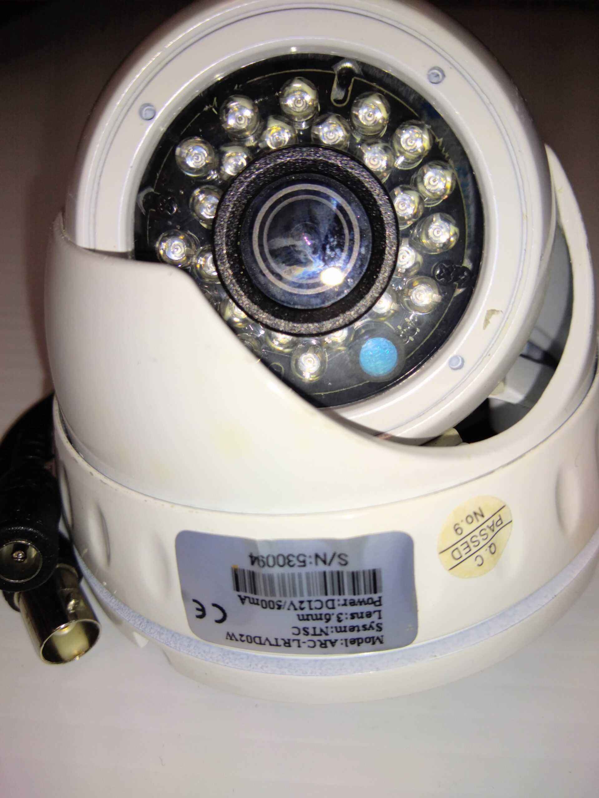 Peak Products Varifocal IR Dome Indoor/Outdoor Camera - Image 2