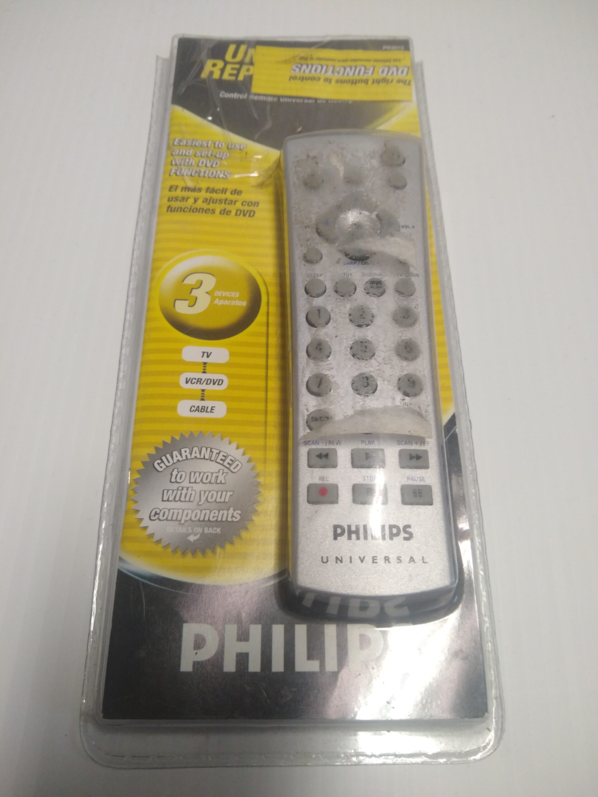 Philips Universal Replacement Remote Control TV VCR/DVD CBL/SAT - Image 2