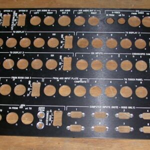 Pre Punched 6H Rack Aluminum 19" Panel