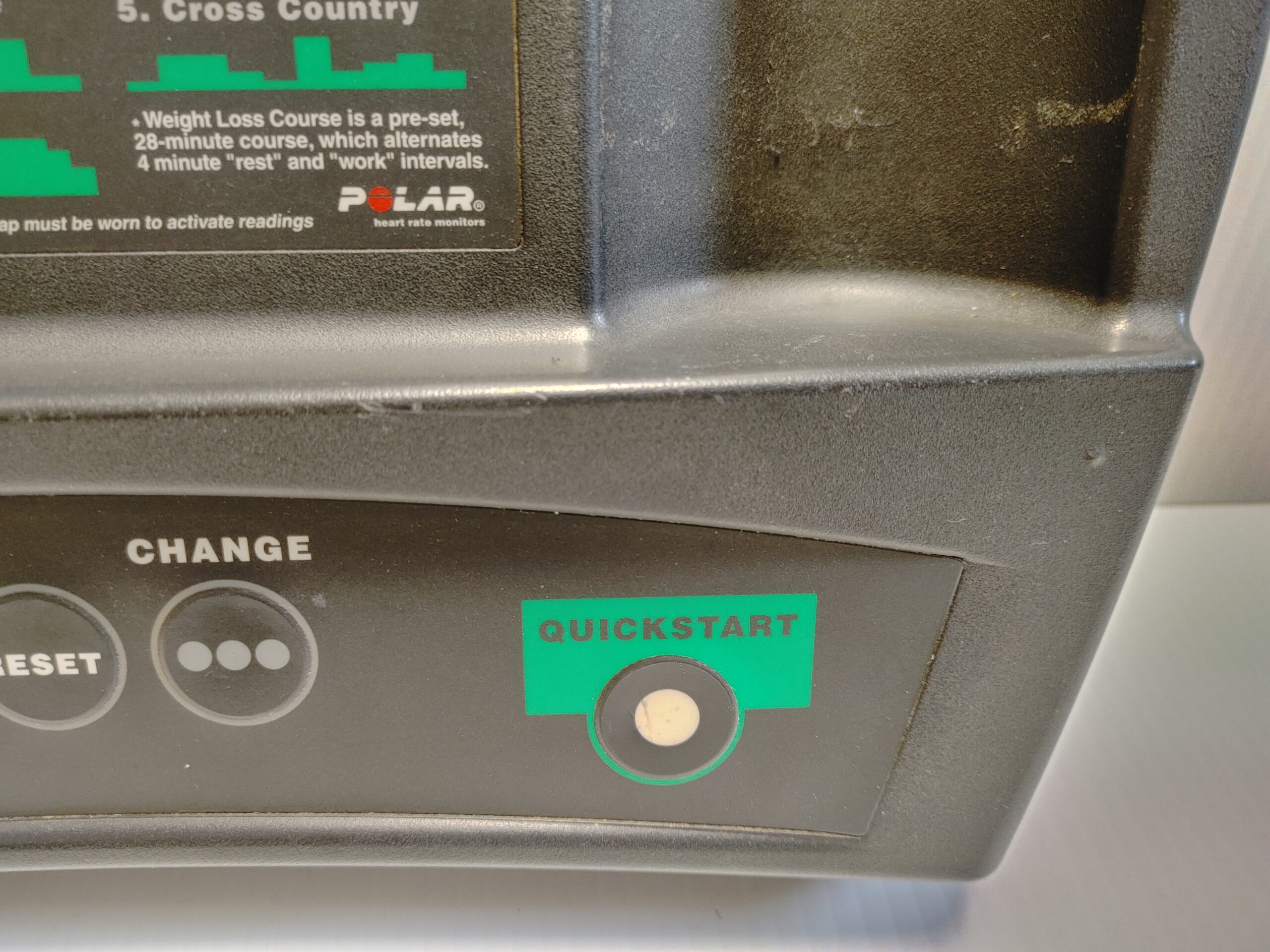 Precor C846 Commercial Exercise Cycle Faceplate/Overlay Only No Electronics - Image 4
