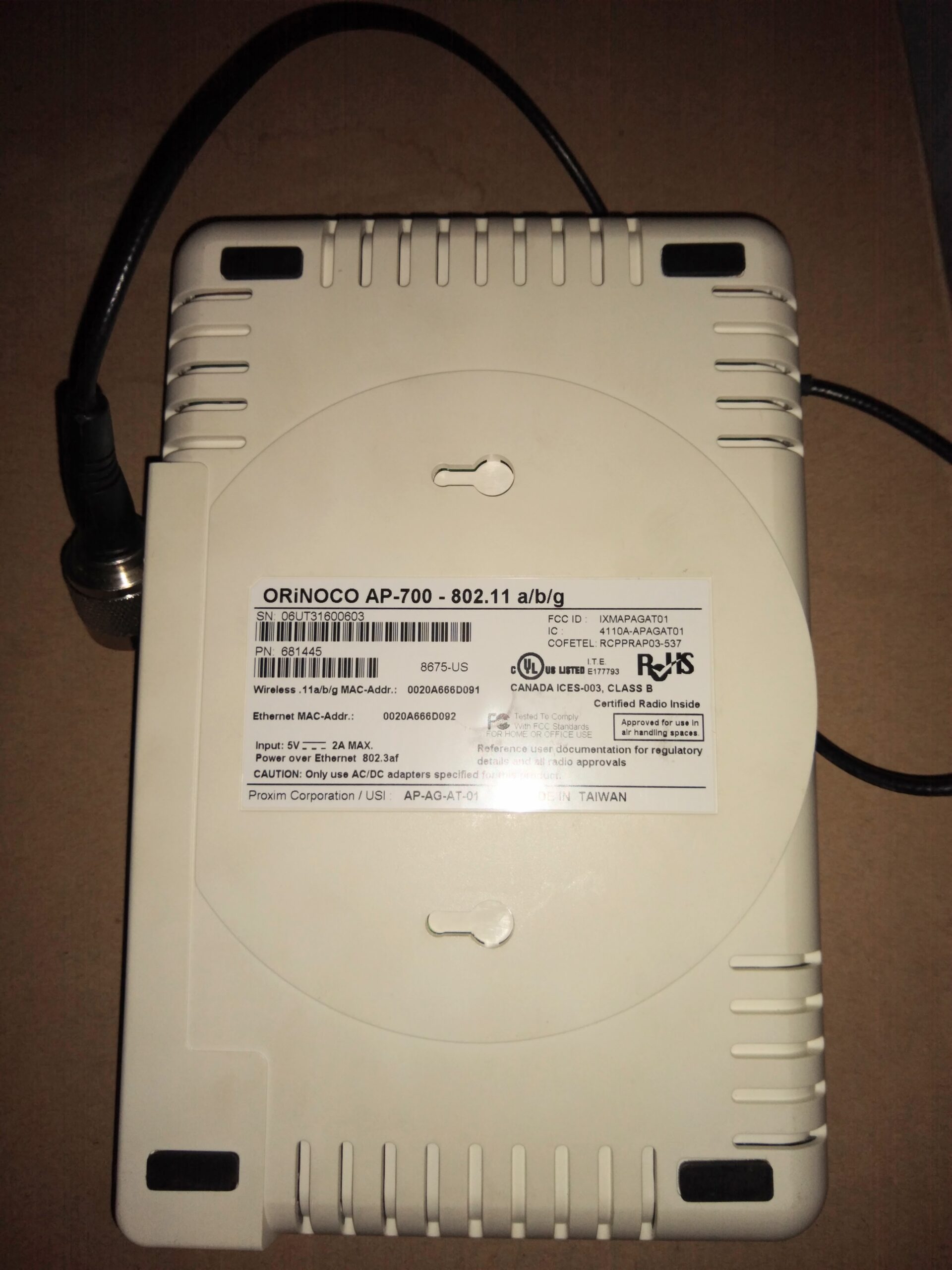 Proxim Orinoco Access Point Wireless Network AP-700 - Image 3