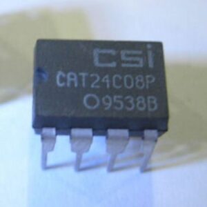 Qty 10 New CSI 24CO8P 8K 5.0V IC Serial EEPROMs DIP-8 24CO8