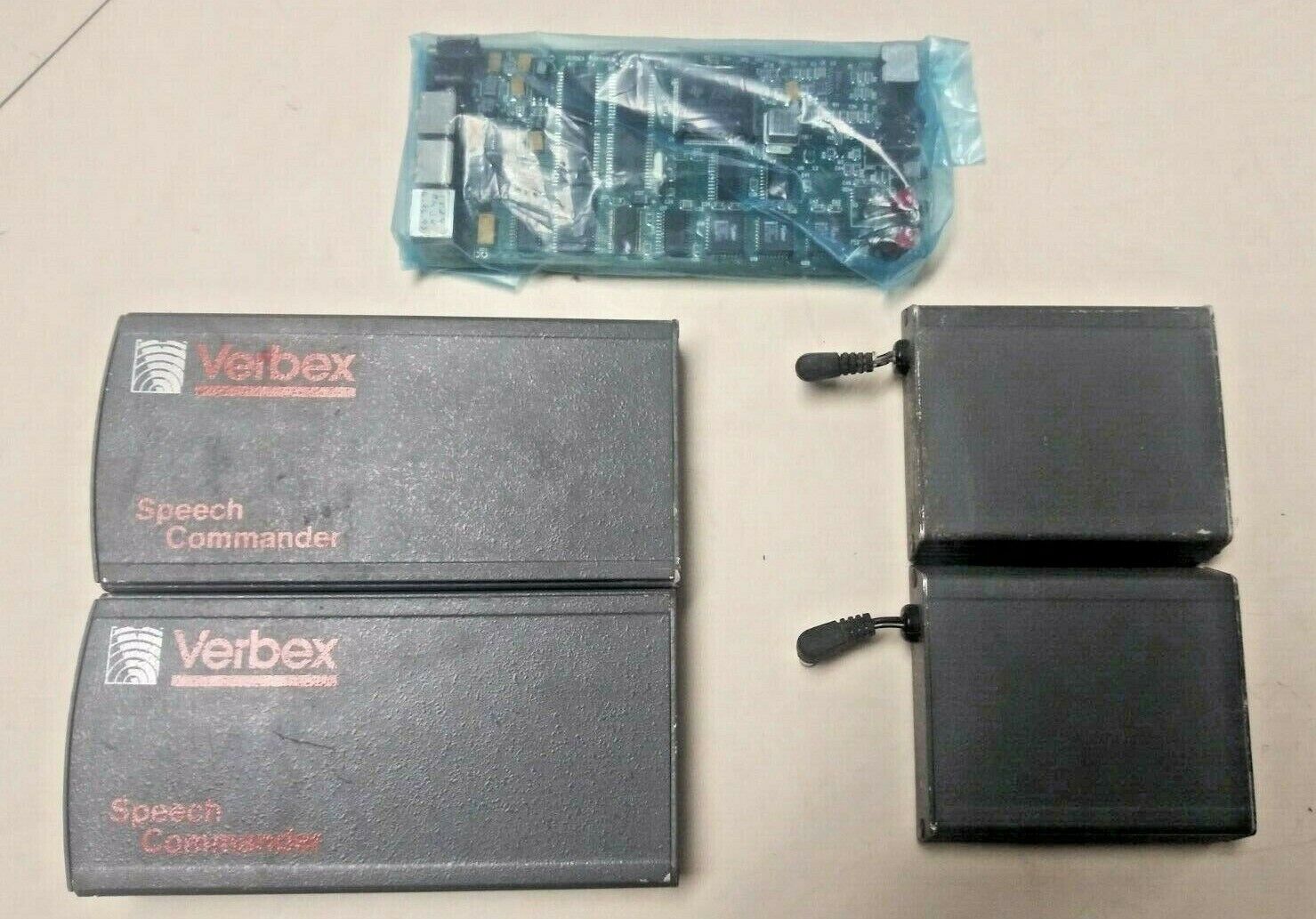 RARE Verbex Speech Commander 2-Set with Battery Packs and Spare Circuit Board - Image 2