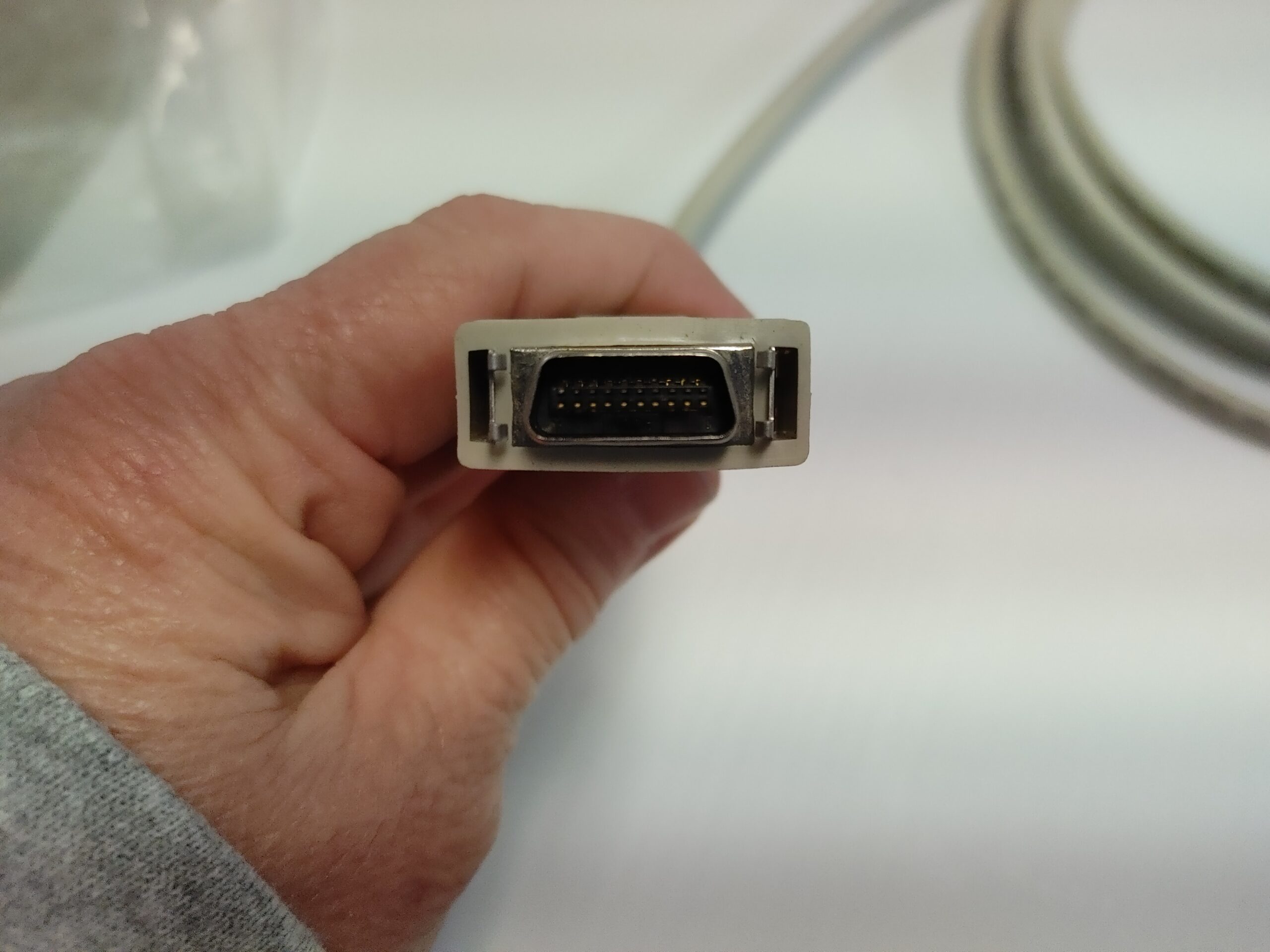 Rare Micro Centronics 19 Pin Male to Male LCD Cable 10ft E74020 AWM 20379 - Image 2