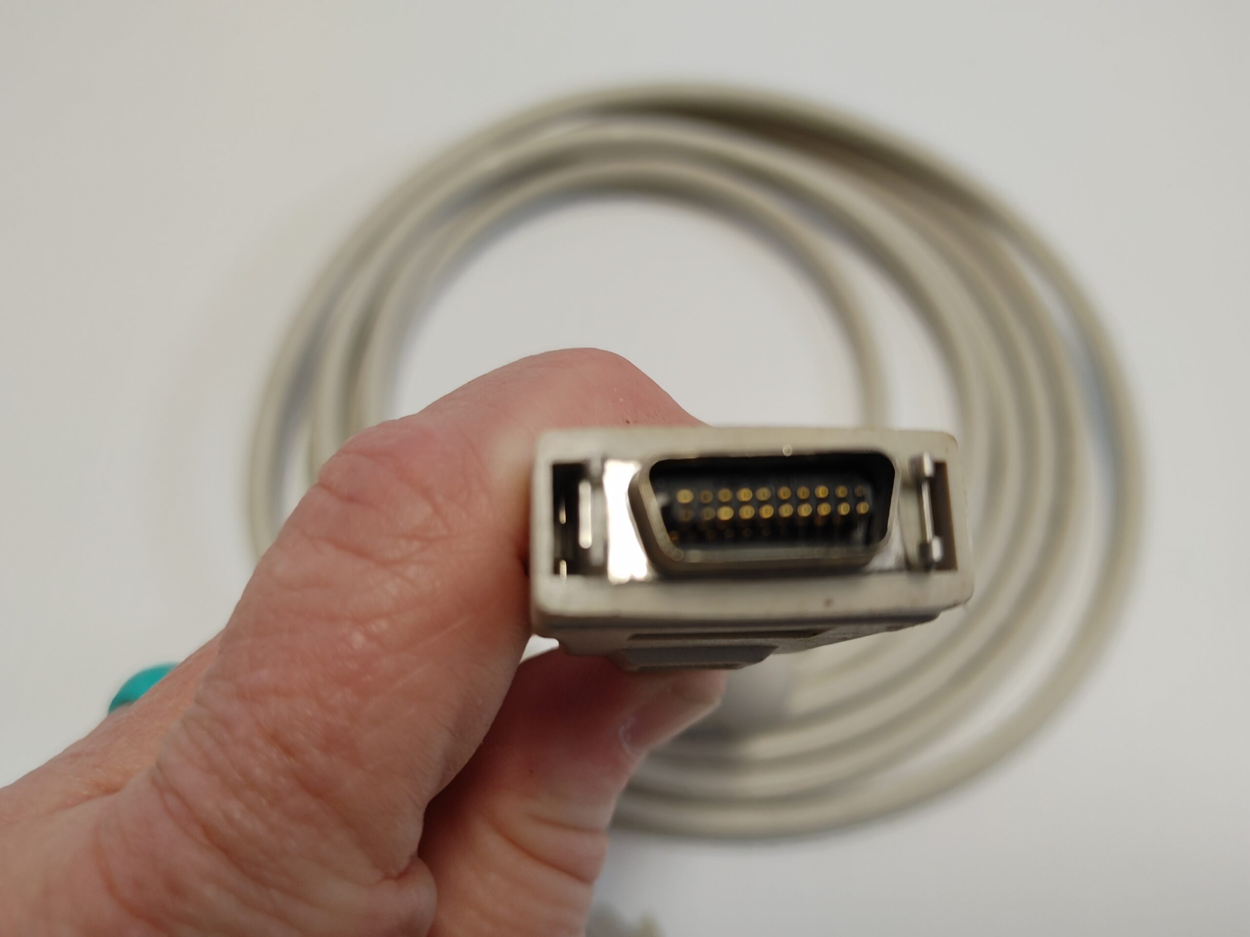 Rare Micro Centronics 19 Pin Male to Male LCD Cable 10ft E74020 AWM 20379 - Image 3