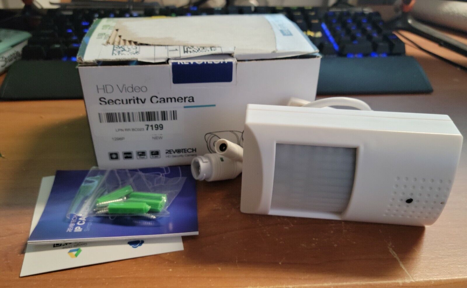 Revotech Pinhole POE IP Camera HD 3MP Indoor Security Camera 940nm IPIR-P--16EV2