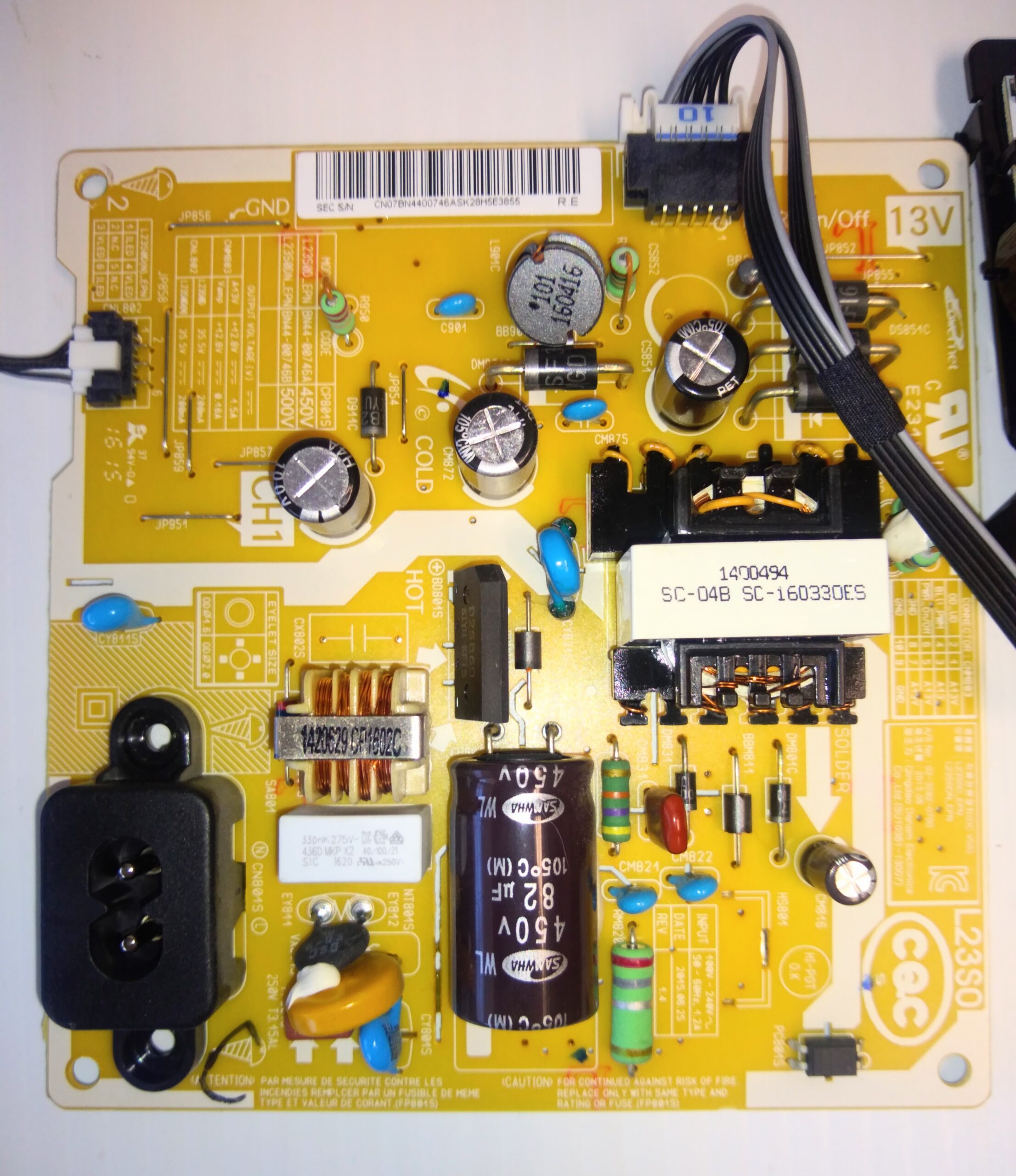 SAMSUNG UN24H4000AFXZA (Version IP01) Computer Monitor Replacement Parts a30