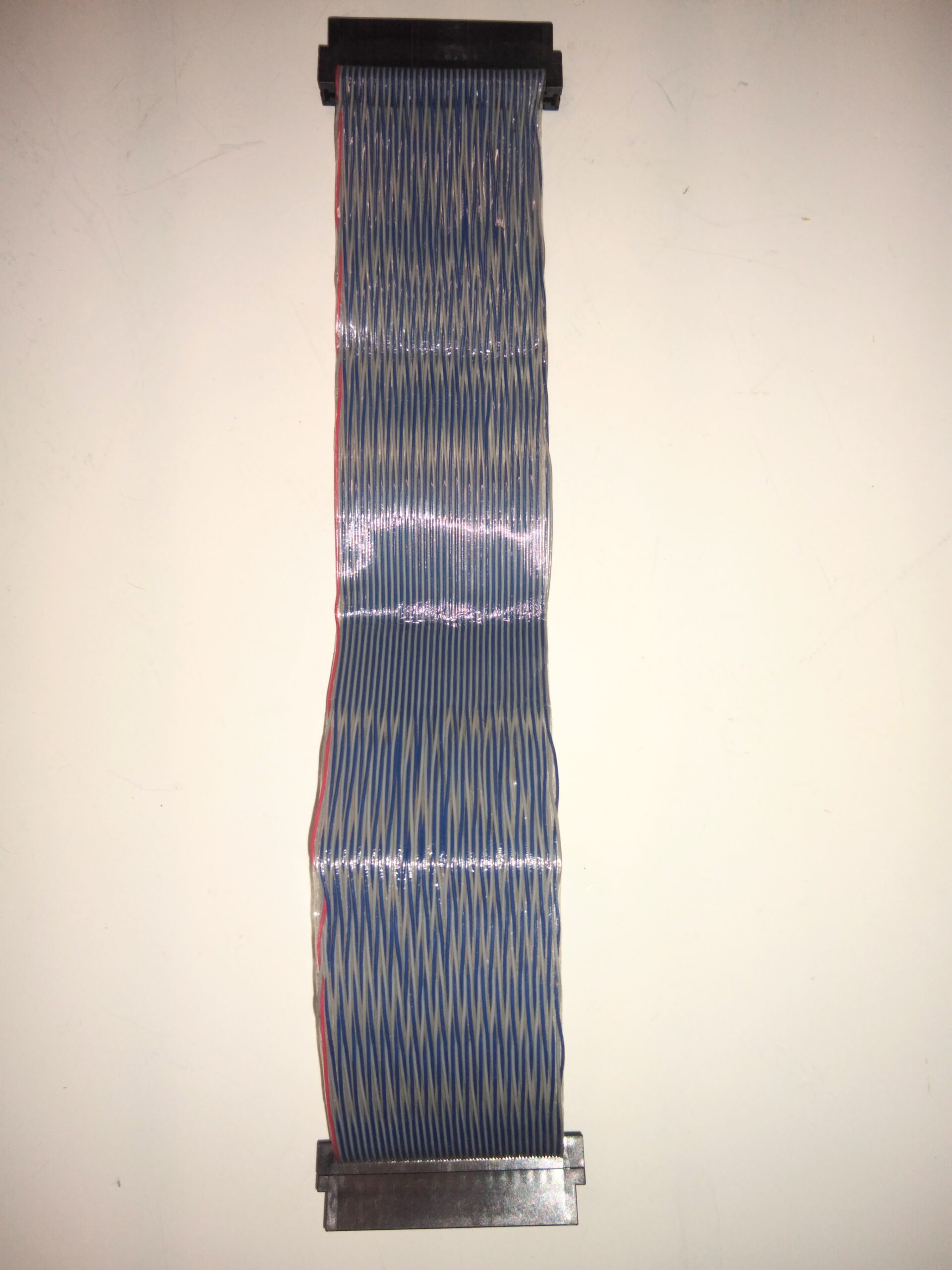 SCSI Flat Ribbon Cable 10 inch with 2 connectors & 68 pin