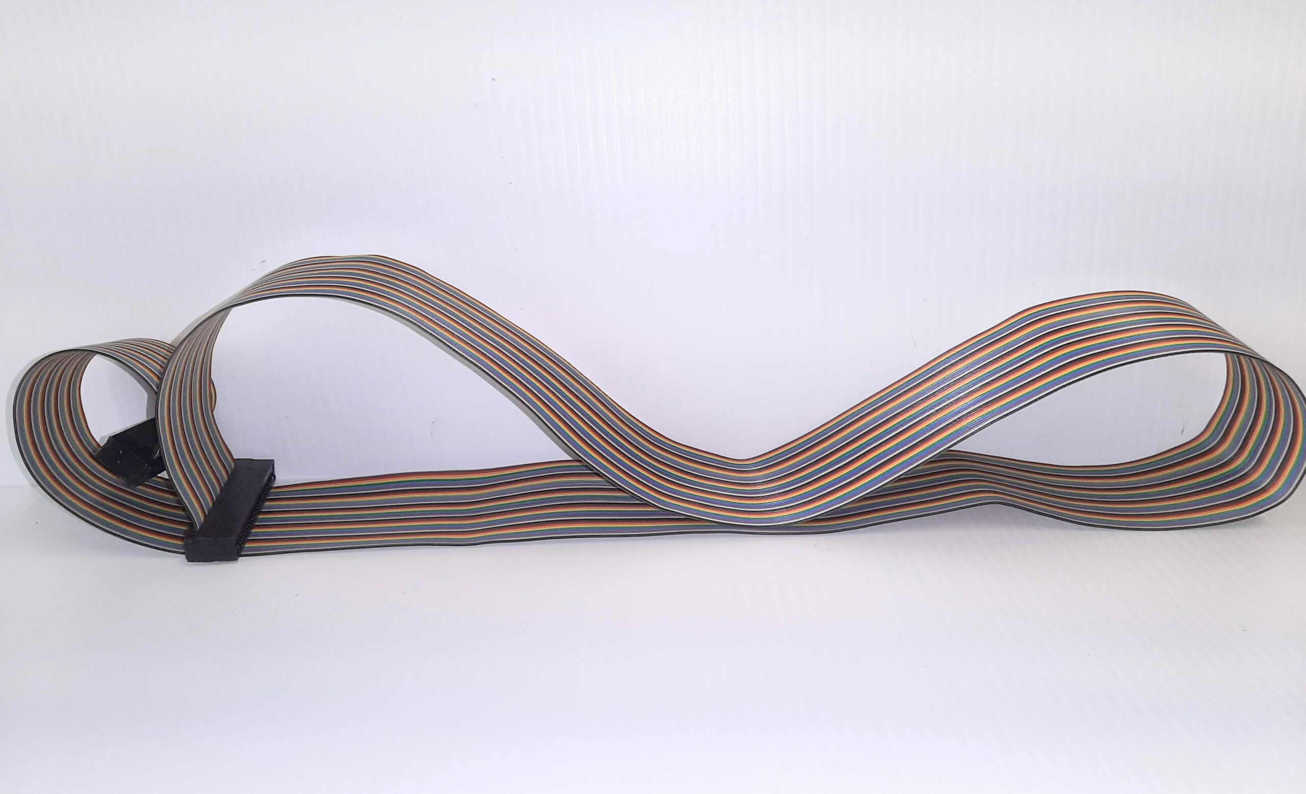 SCSI Flat Ribbon Rainbow Cable 48 inches with 2 Slot Connectors 50 pin - Image 2