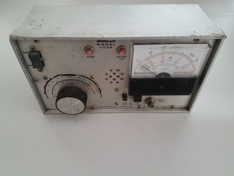 Sadelco 733B VHF Cable TV Signal Strength Tester