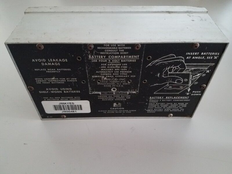 Sadelco 733B VHF Cable TV Signal Strength Tester - Image 2
