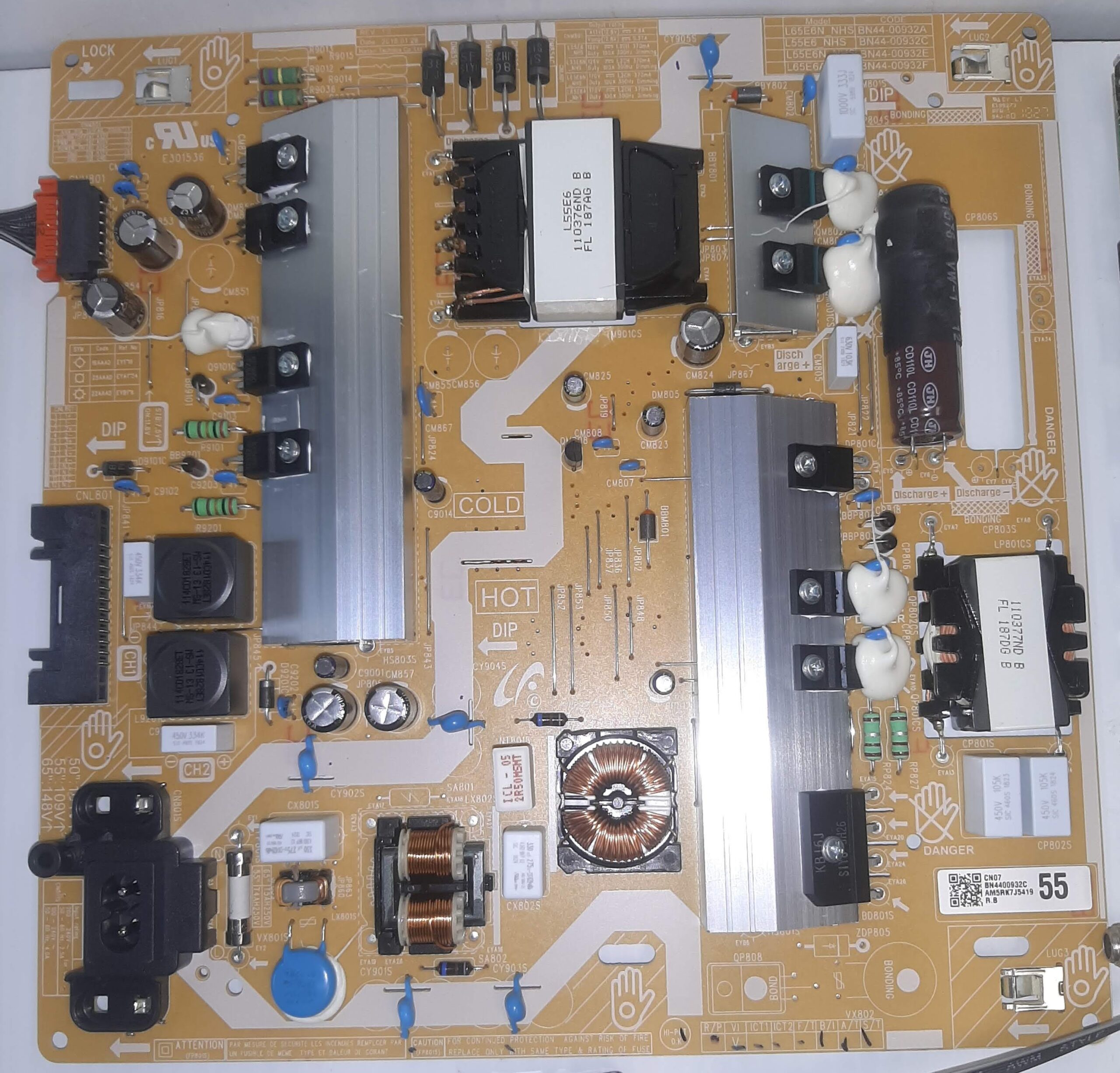 Samsung Model UN50NU7100 TV PCB Board Set a141