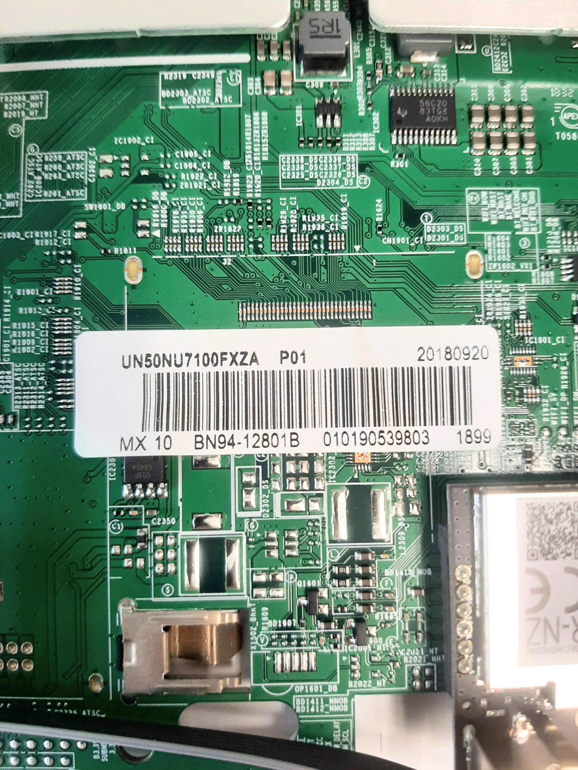 Samsung Model UN50NU7100 TV PCB Board Set a141 - Image 4