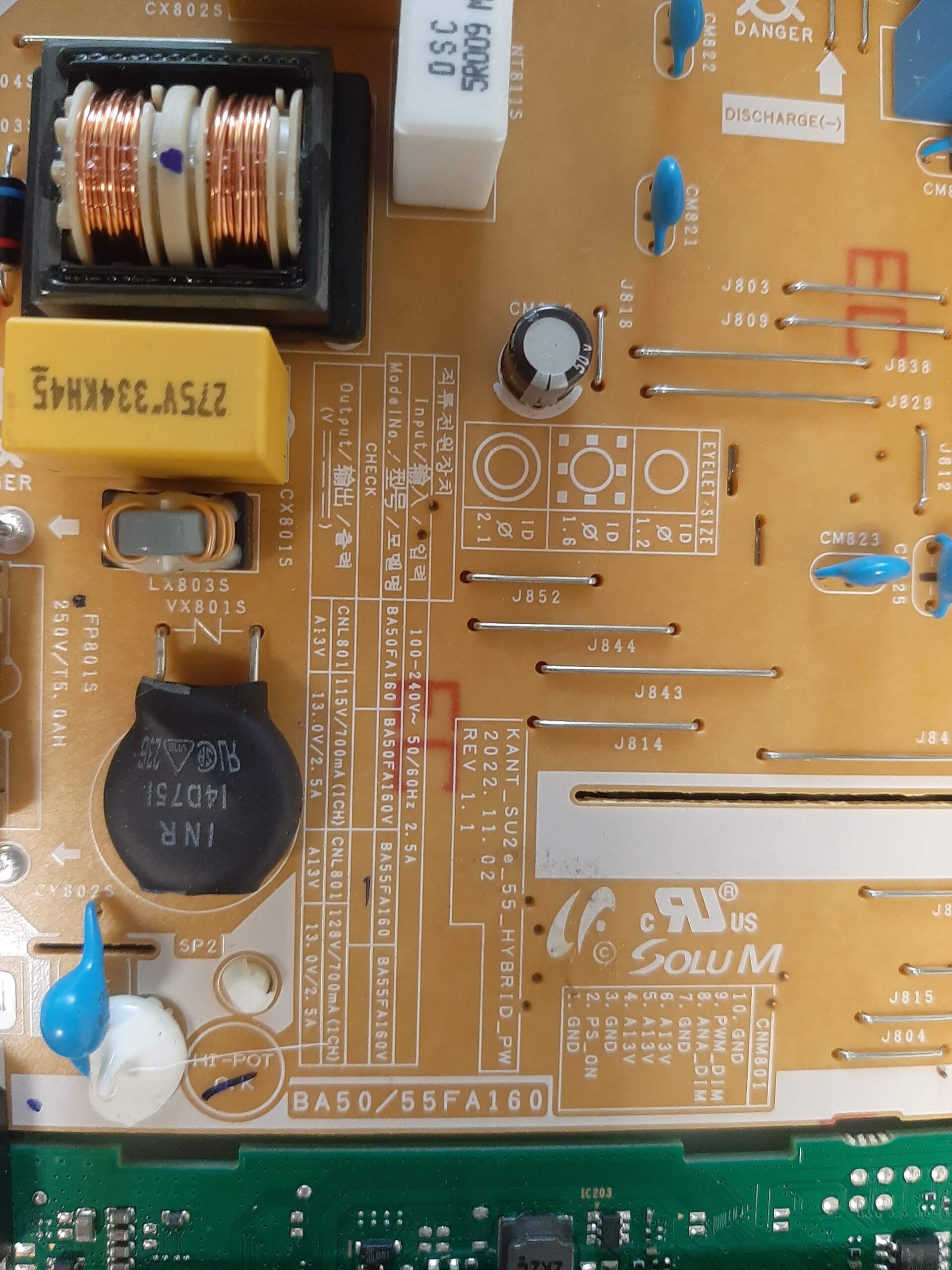 Samsung Model UN50TU7000B TV PCB Board Set a97 - Image 3