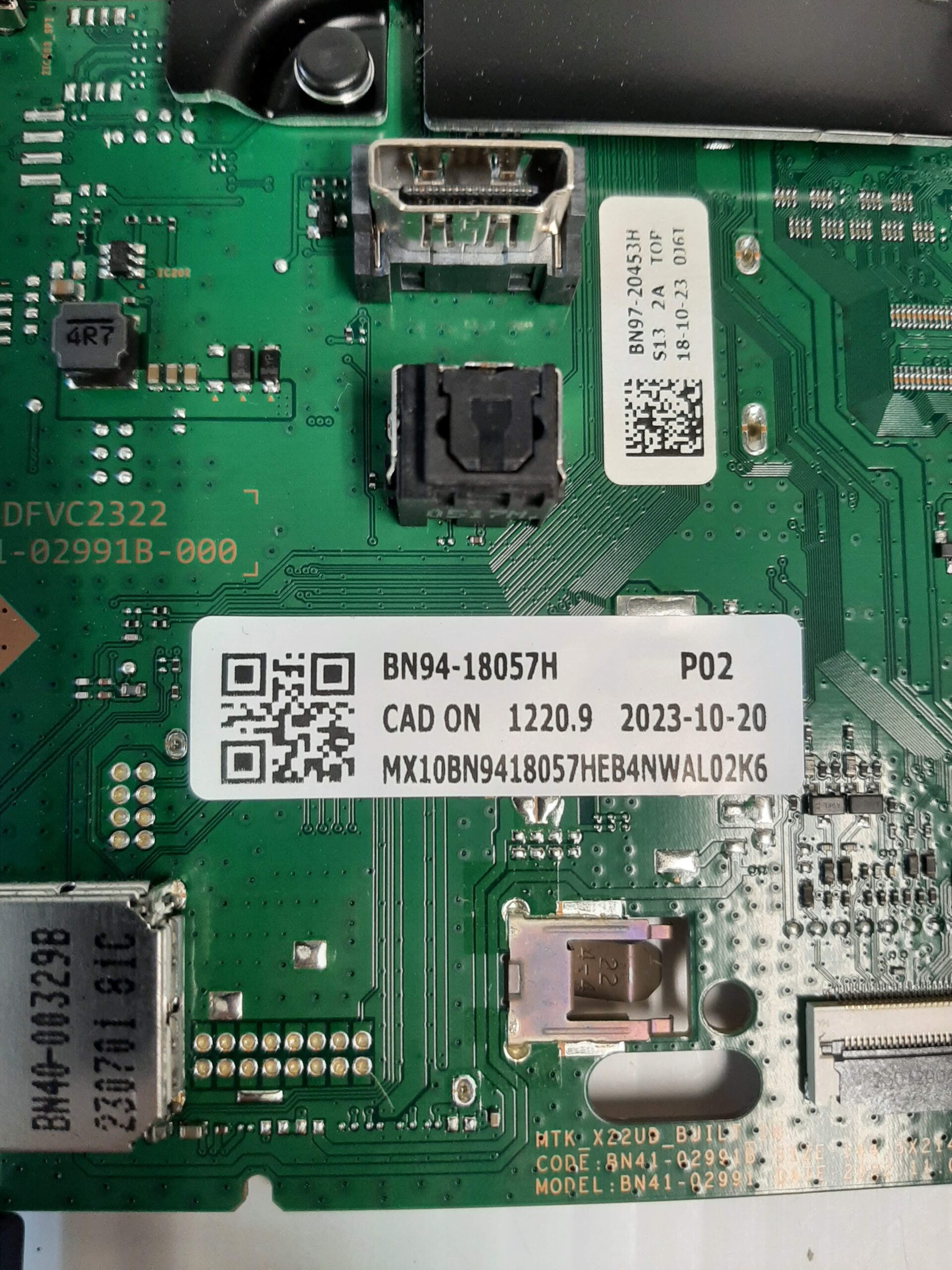 Samsung Model UN55CU8000B TV PCB Board Set a96 - Image 4