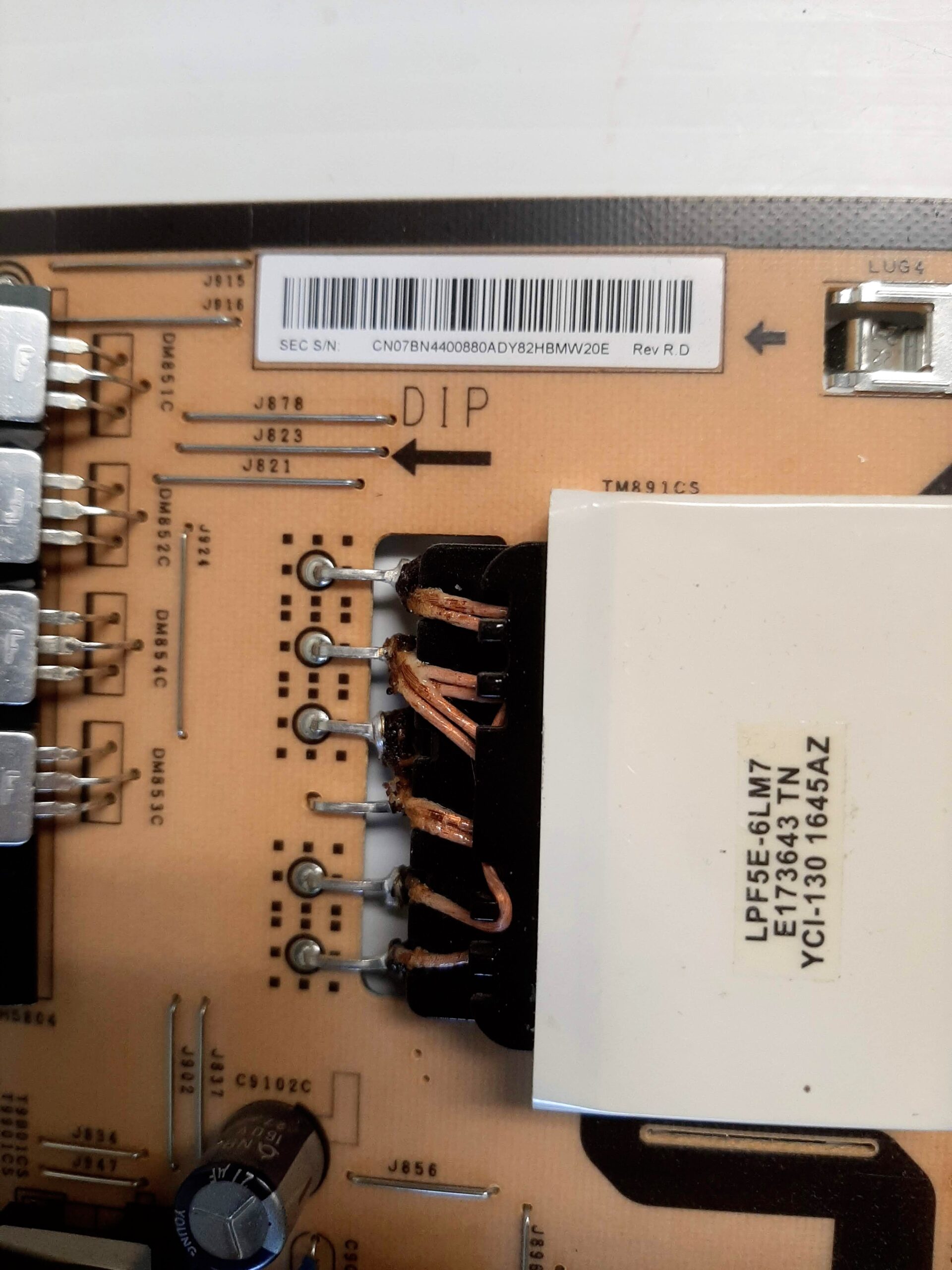 Samsung Model UN65KS800D TV PCB Board Set a103 - Image 2