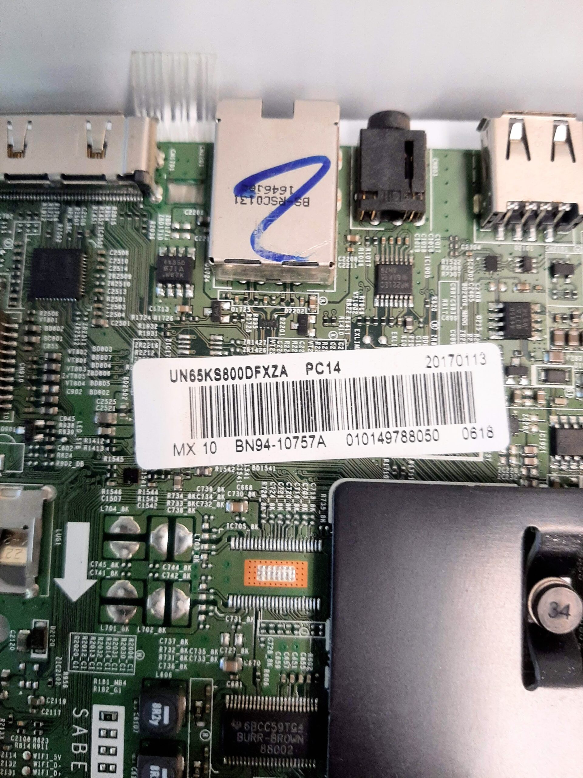 Samsung Model UN65KS800D TV PCB Board Set a103 - Image 4
