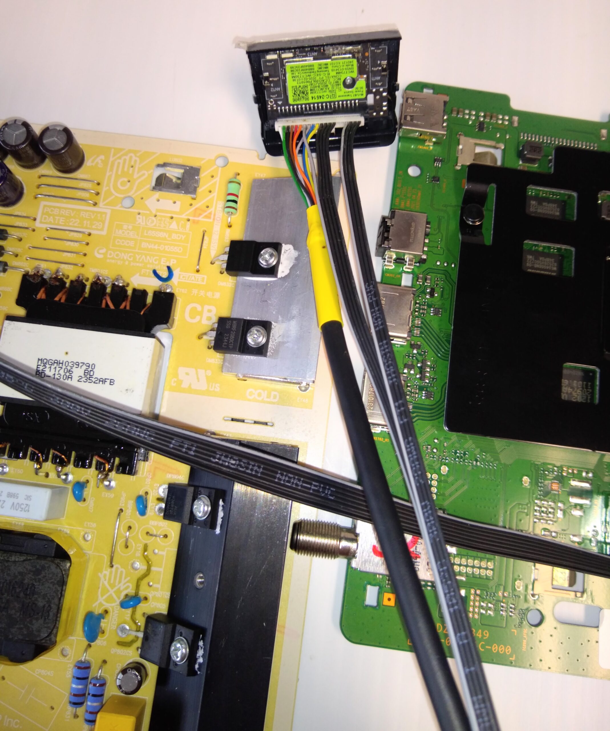 Samsung Model UN65TU690TFXZA TV PCB Board Set a17 - Image 4