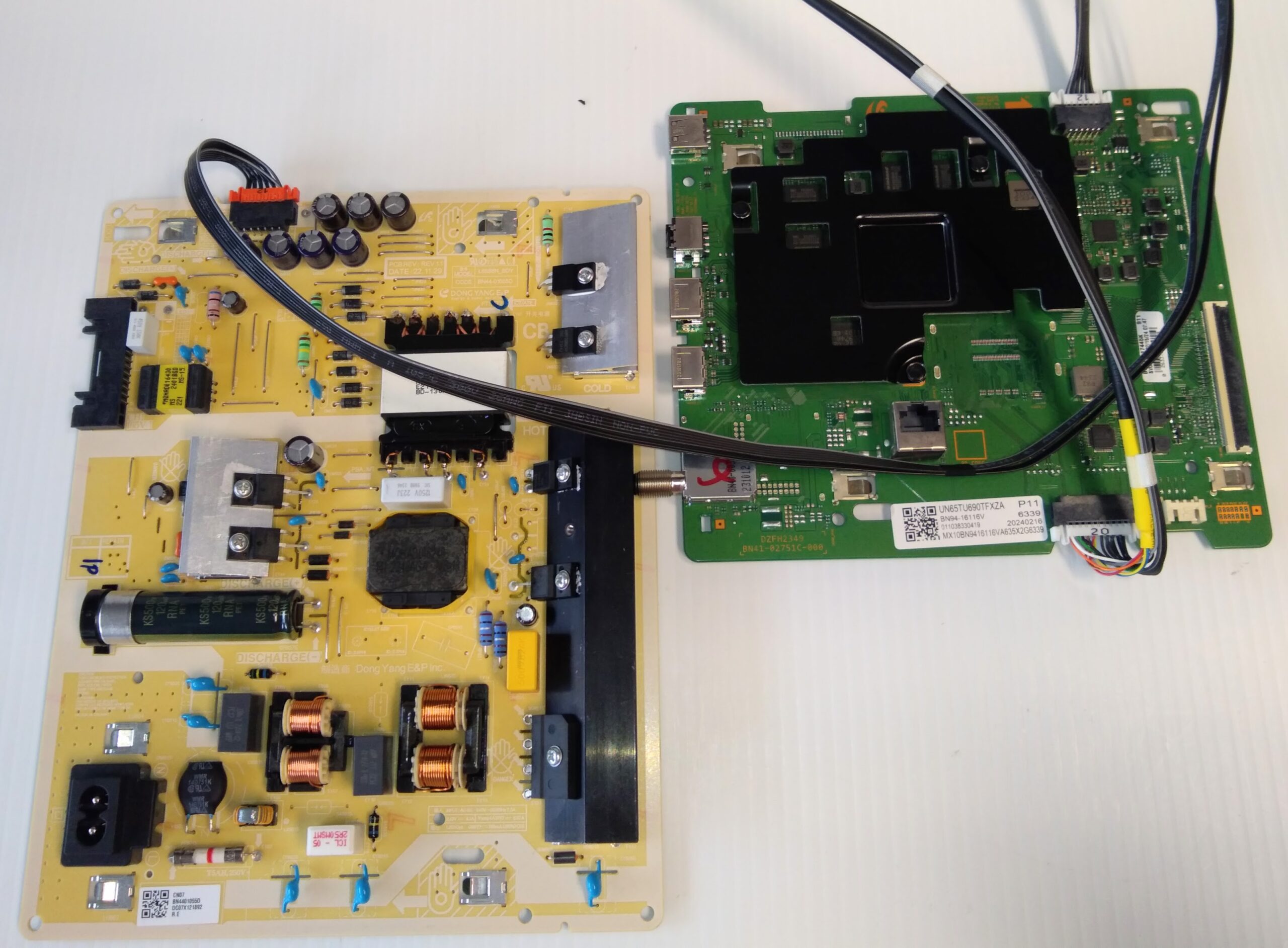 Samsung Model UN65TU690TFXZA TV PCB Board Set a17