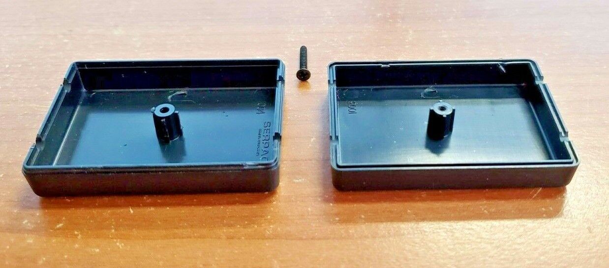 Serpac C6 ABS Plastic Enclosure, 2.26" x 1.61" x .75" 57x41x19 mm Black - Image 2