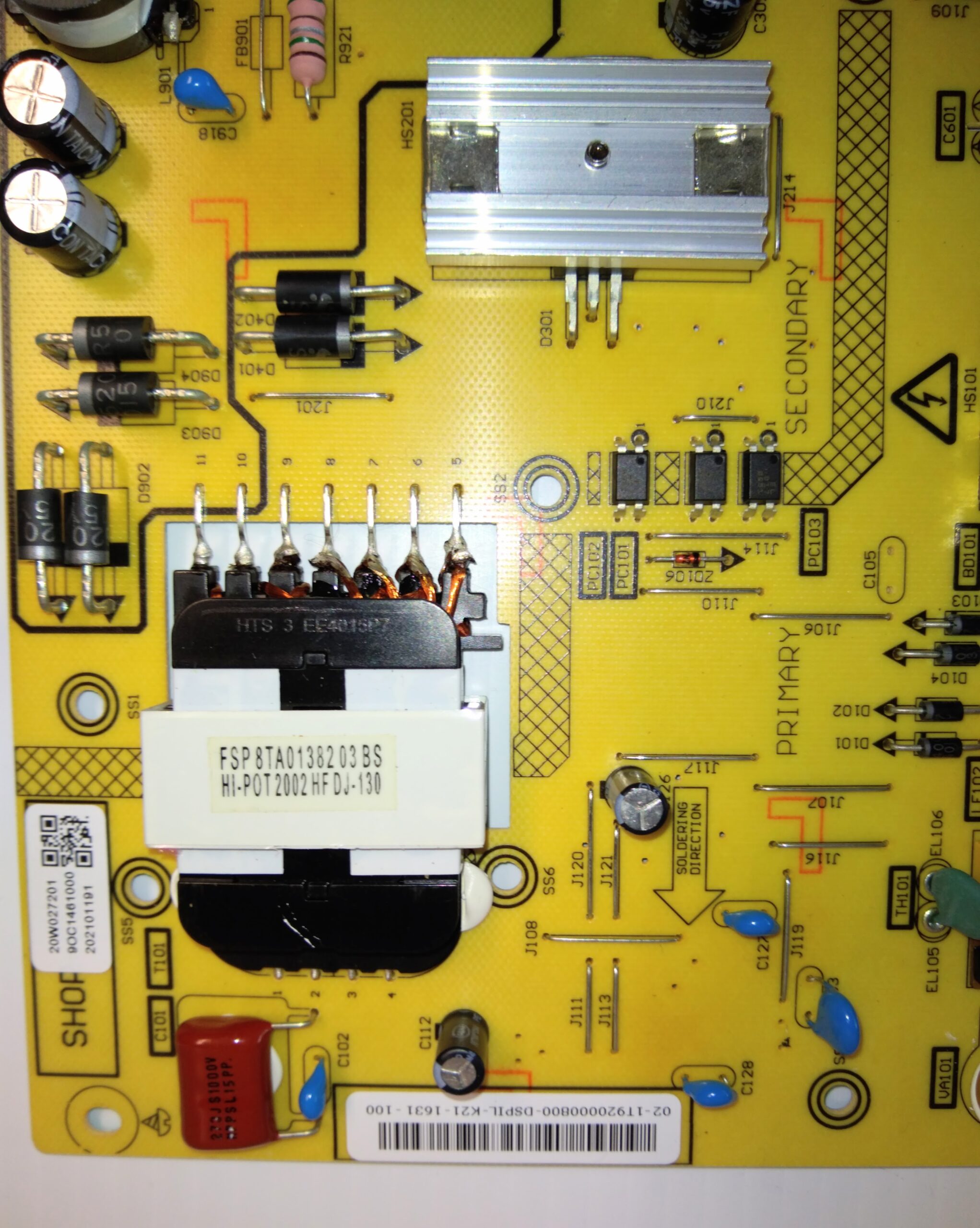 Sharp Model LC-43LBU591U TV PCB Board Set a44 - Image 2