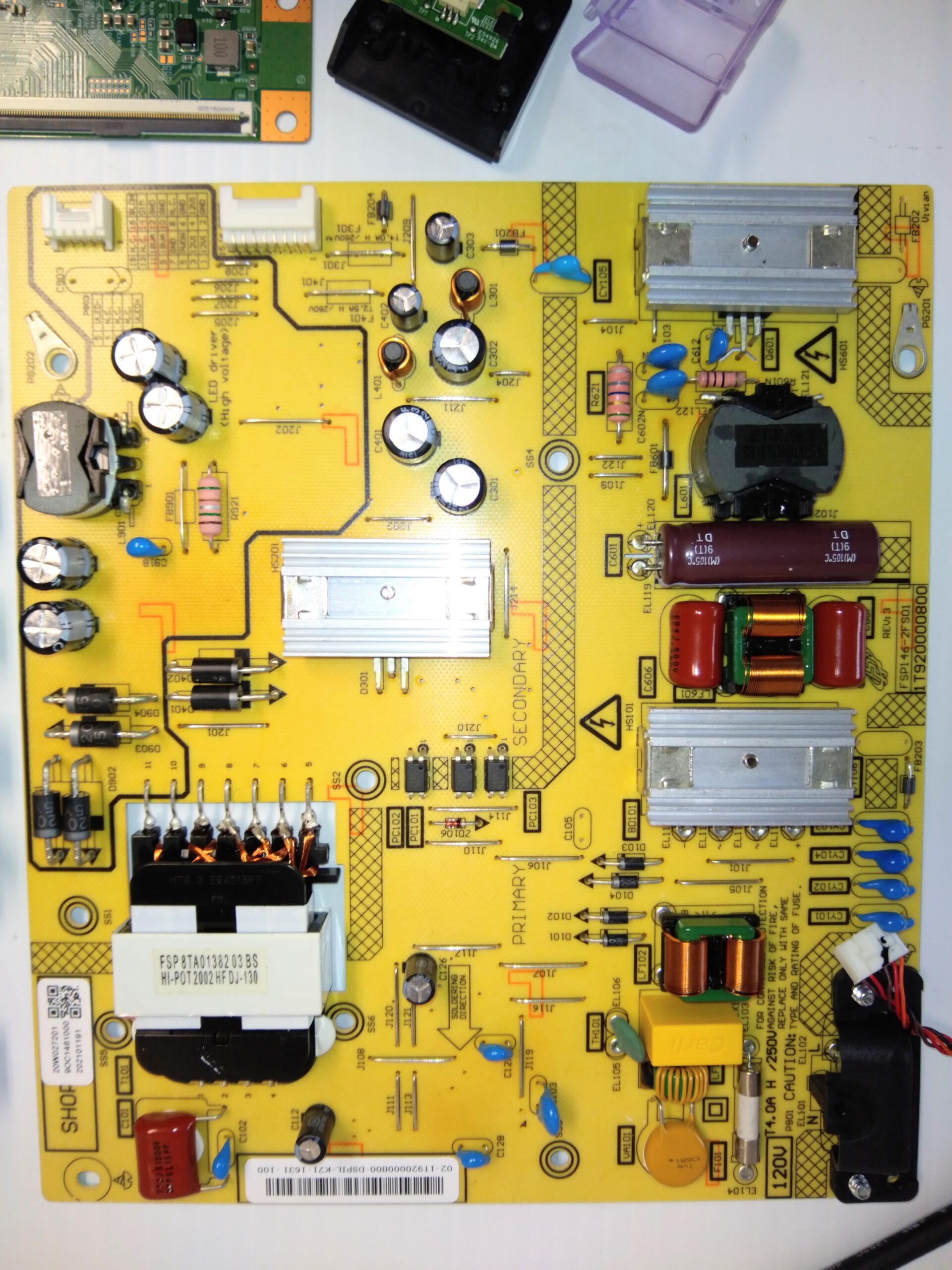 Sharp Model LC-43LBU591U TV PCB Board Set a44