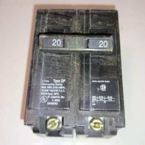 Siemens Circuit Breaker 20A 120/240V Q220