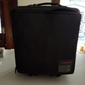 Soft Rolling Carrying Case Bag with Telescopic Handle for Electronics