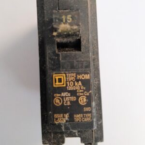 Square D HOM120 15 A Miniature Circuit Breaker