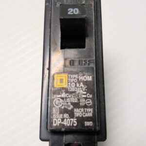 Square D HOM120 20 A Miniature Circuit Breaker