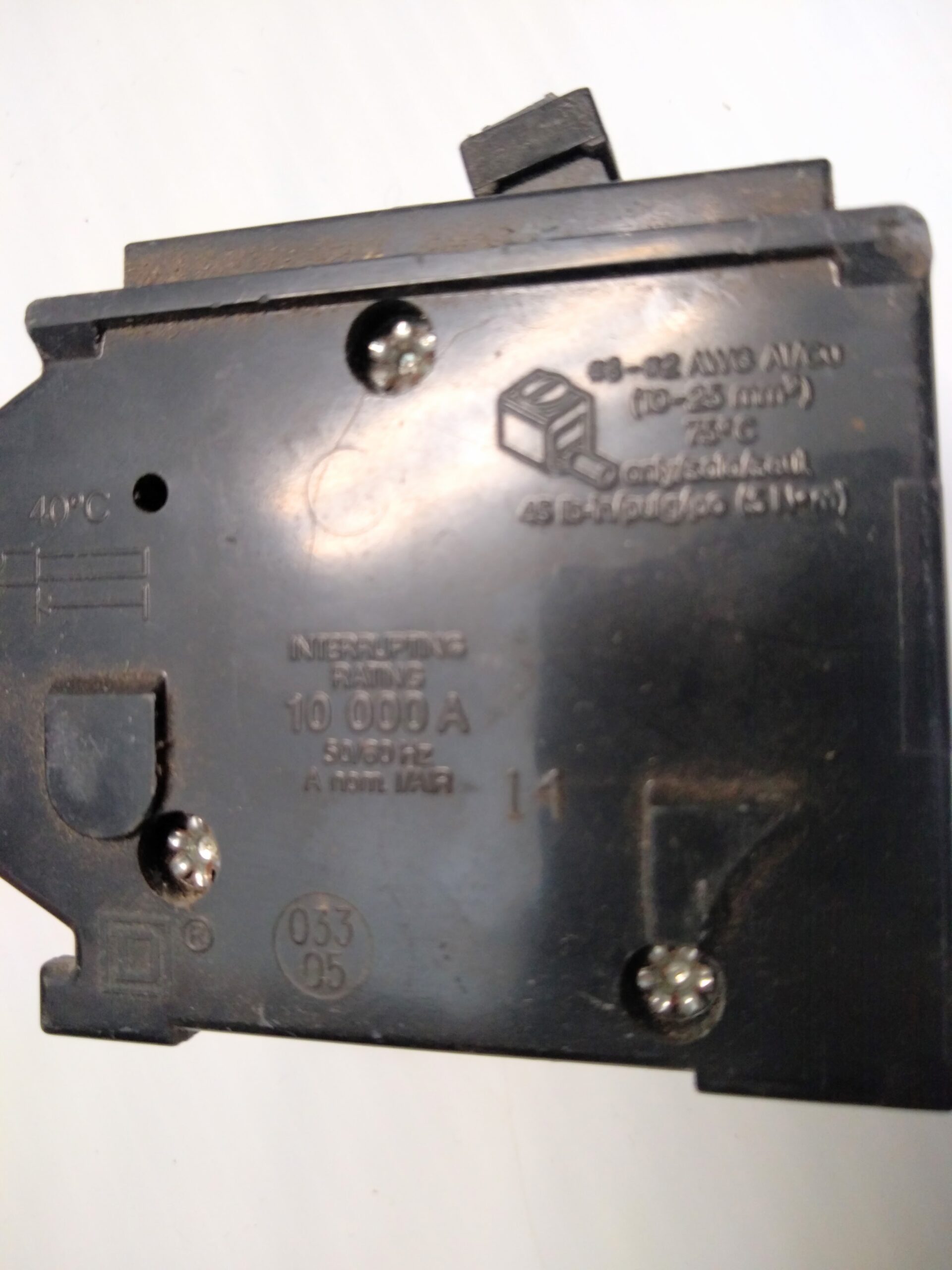 Square D HOM270 Plug-In Circuit Breaker 70 Amp 2-Pole Type HOM 10ka 120/240V - Image 3