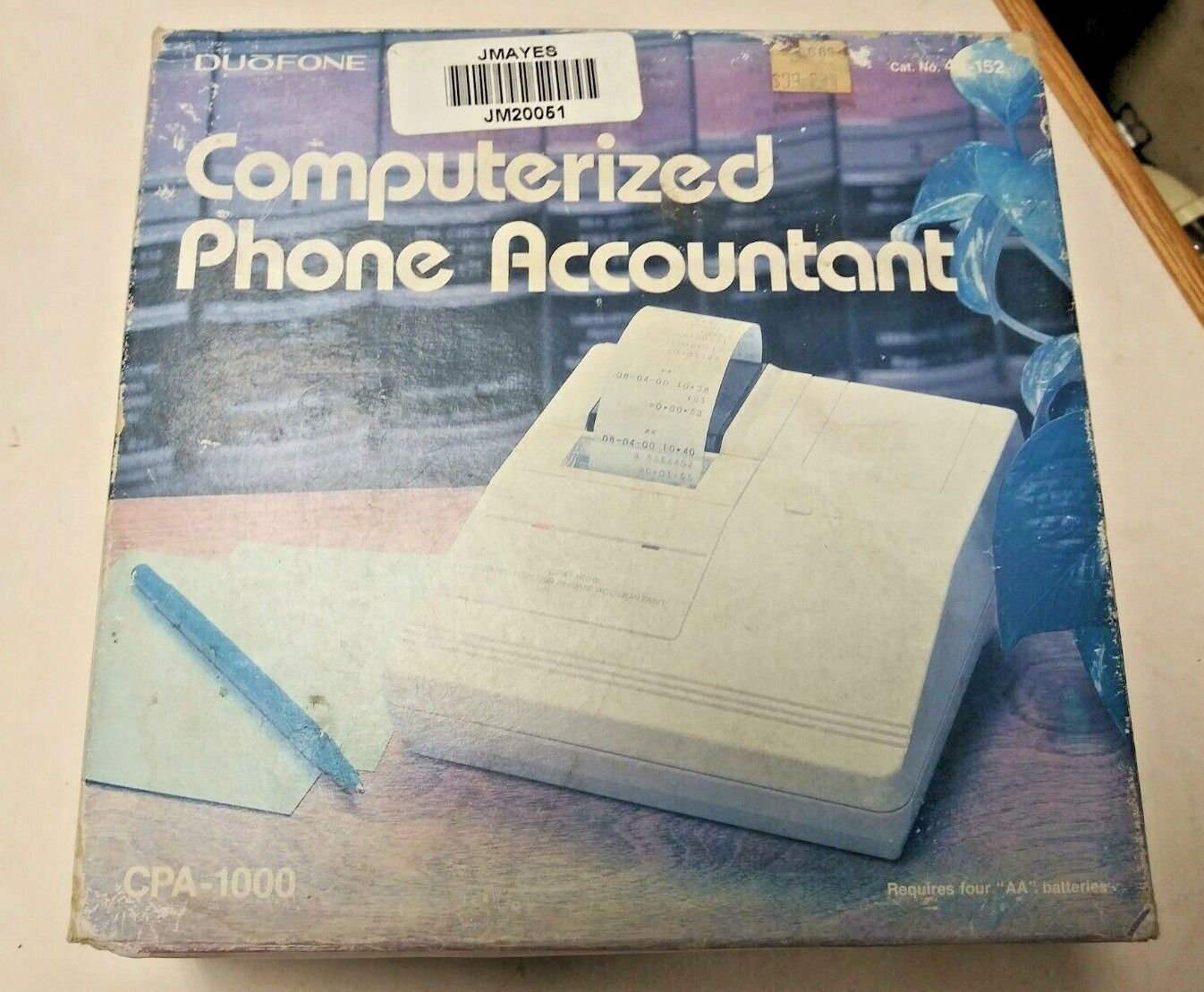 VINTAGE Duofone CPA-1000 Computerized Phone Accountant Radio Shack in Box
