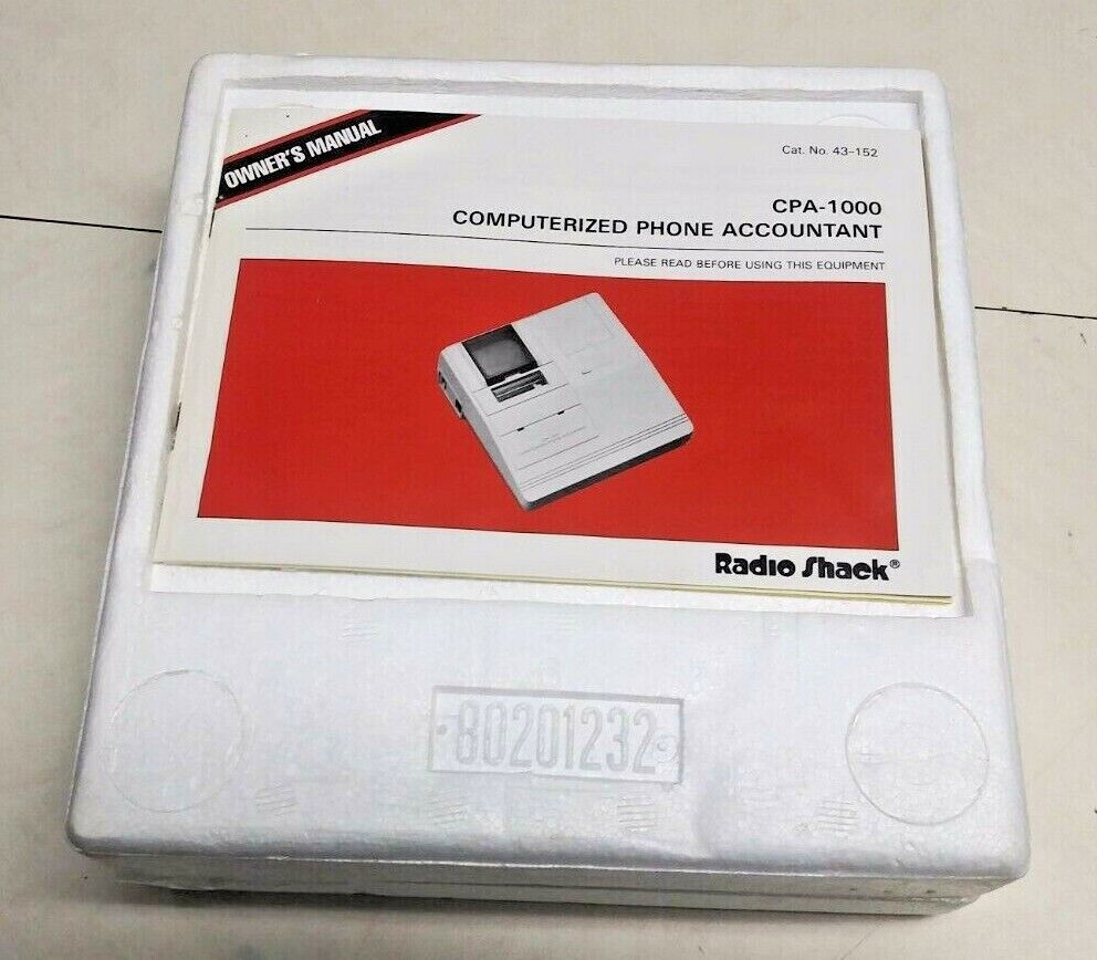 VINTAGE Duofone CPA-1000 Computerized Phone Accountant Radio Shack in Box - Image 4