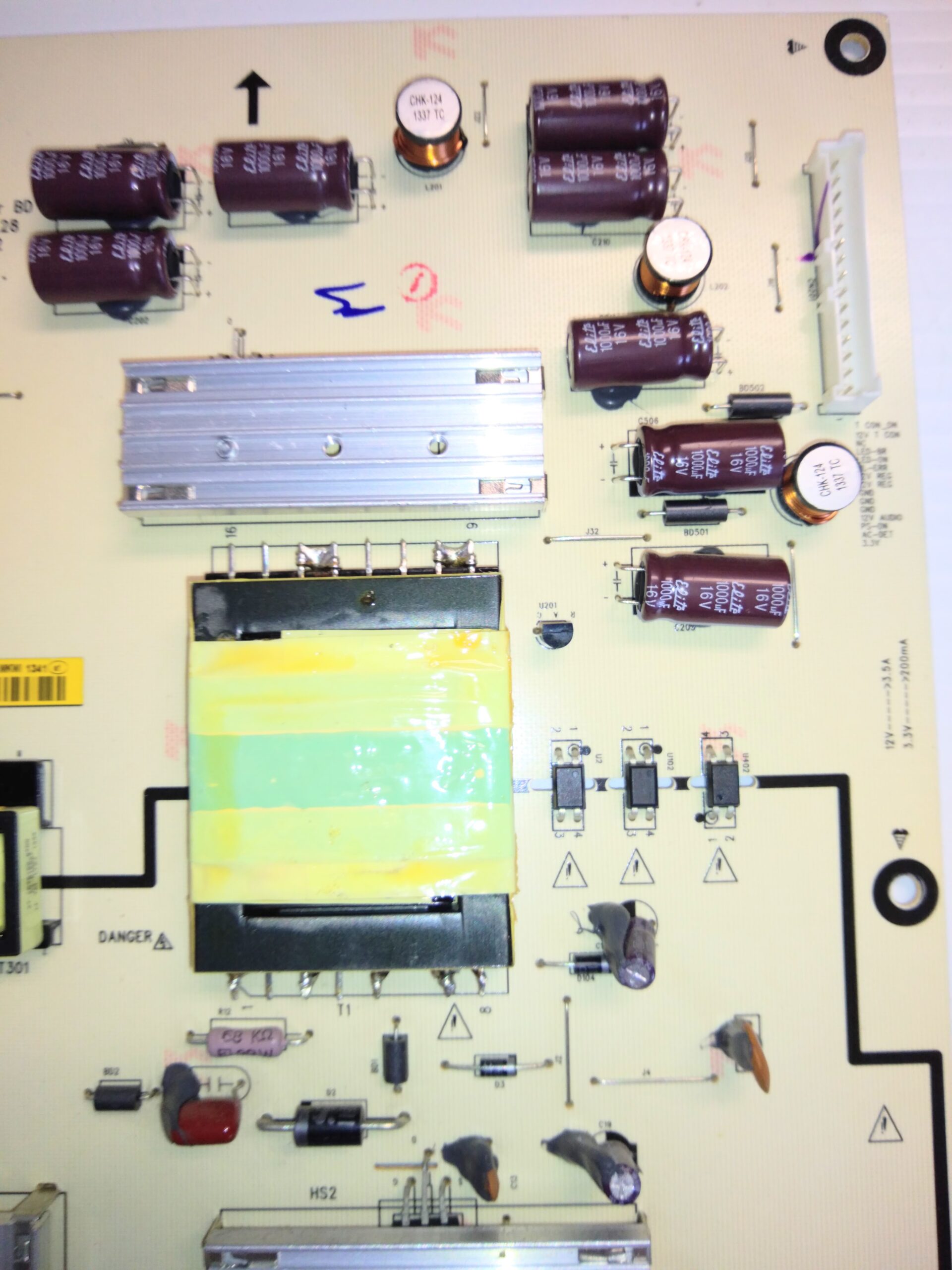 VIZIO E700I-A3 Power Board# 09-70CAR000-00, 1P-1138800-1013 - Image 3