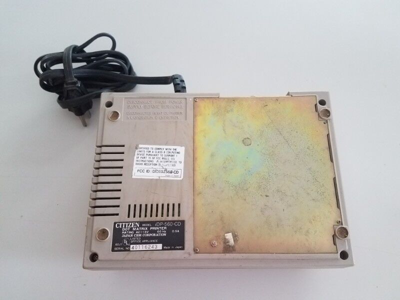 Vintage Citizen iDP560-CD Dot Matrix 2-Color Computer POS Receipt Printer - Image 2