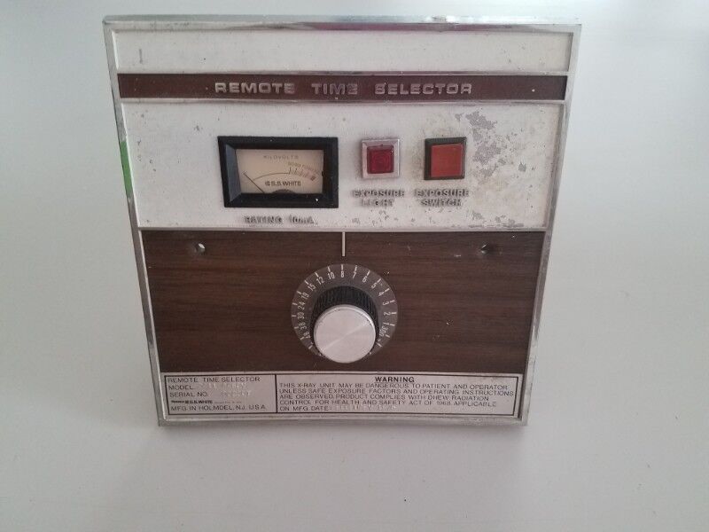Vintage Dental X-Ray Control Head Remote Time Selector Model 2411-4550y
