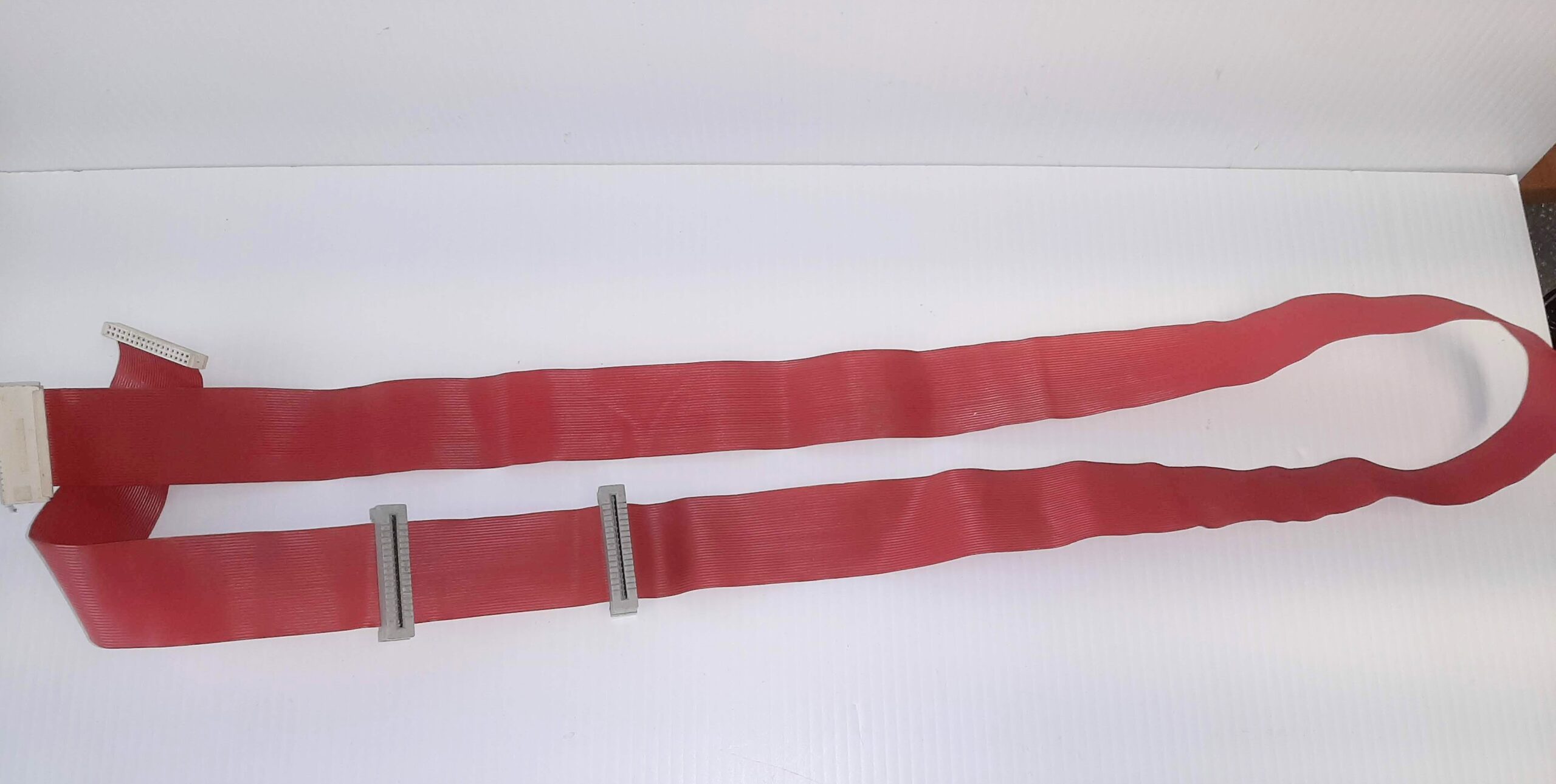 Vintage Flat Ribbon Cable with Slot connectors 34 pin Approx. 5'