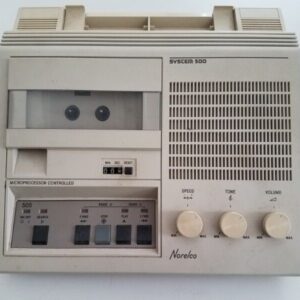 Vintage Norelco System 500 Minicassette Transcriber Machine