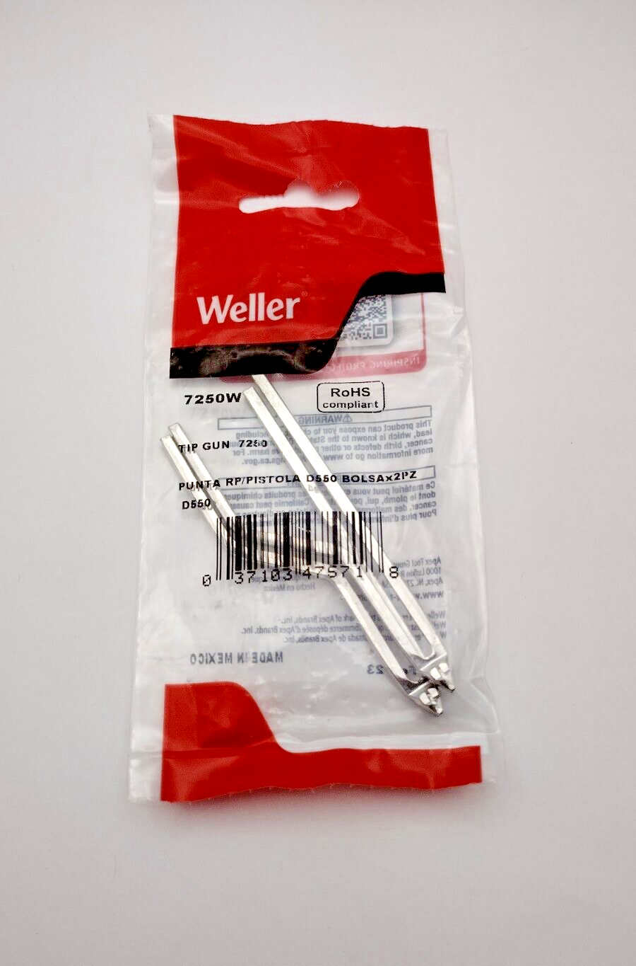 Weller 7250W Tip Gun 7250 Soldering Gun Replacement Tips