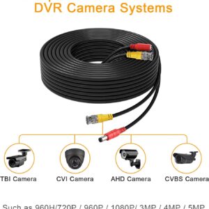 WildHD 150ft All-in-One Siamese BNC Video and Power Security Camera Wire Cable