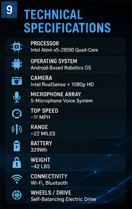 Loomo robot front view