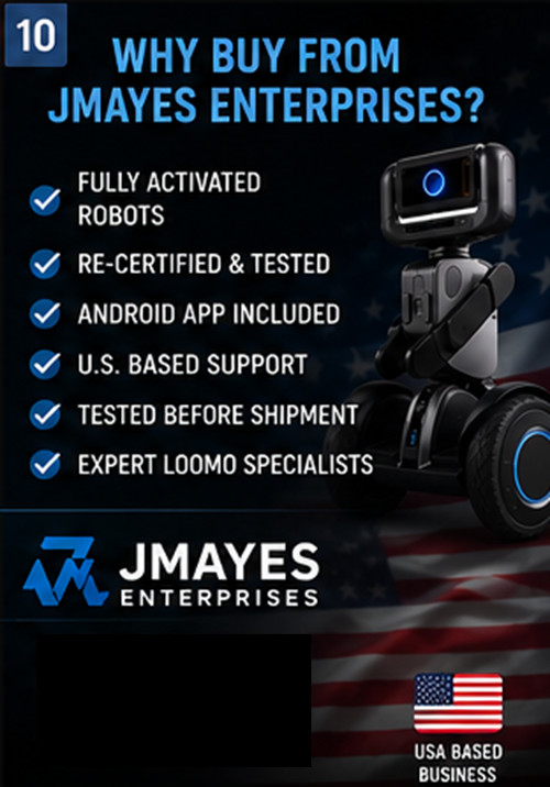 Loomo robot side profile